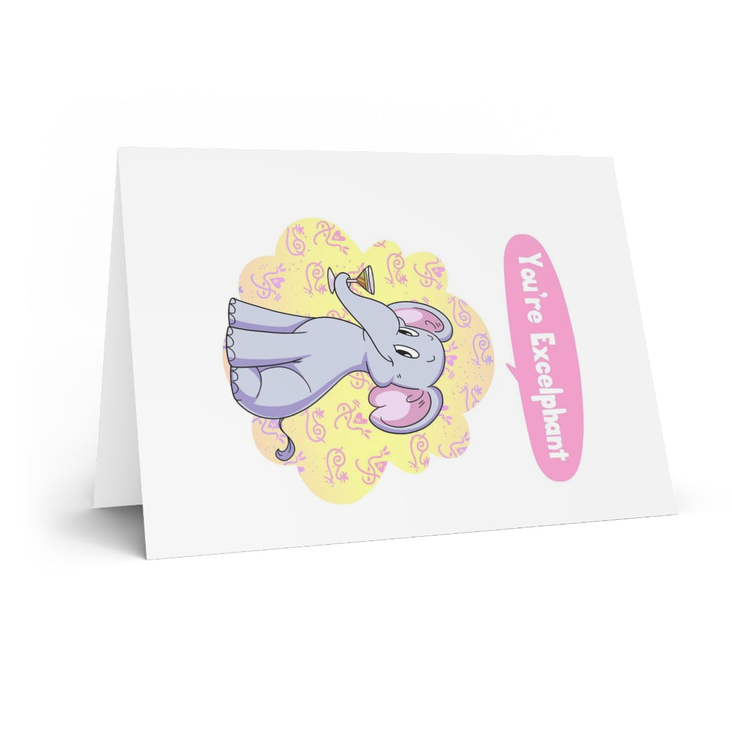 You're Excelphant Greeting Cards