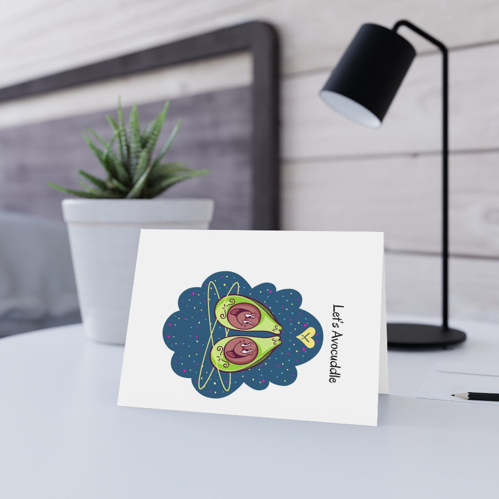 Let's Avocuddle Greeting Cards
