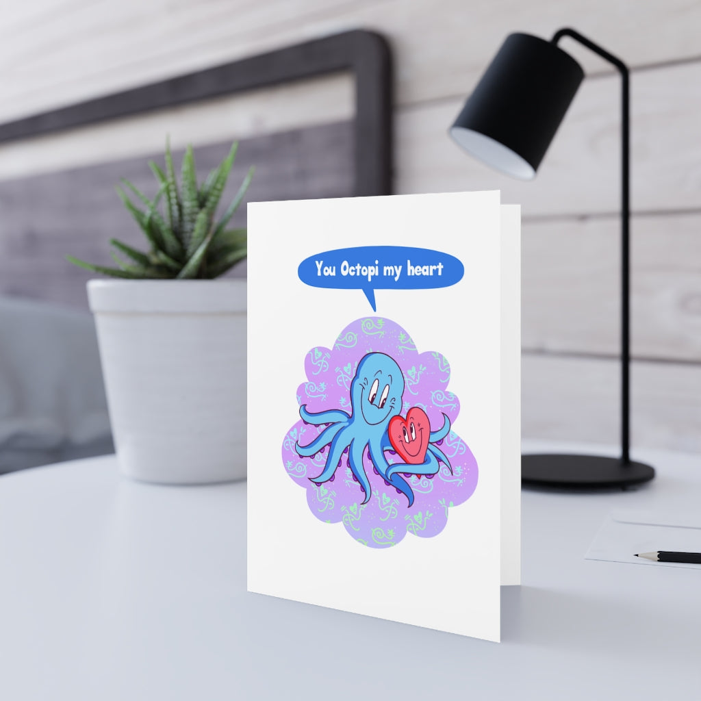 Octopi Greeting Cards