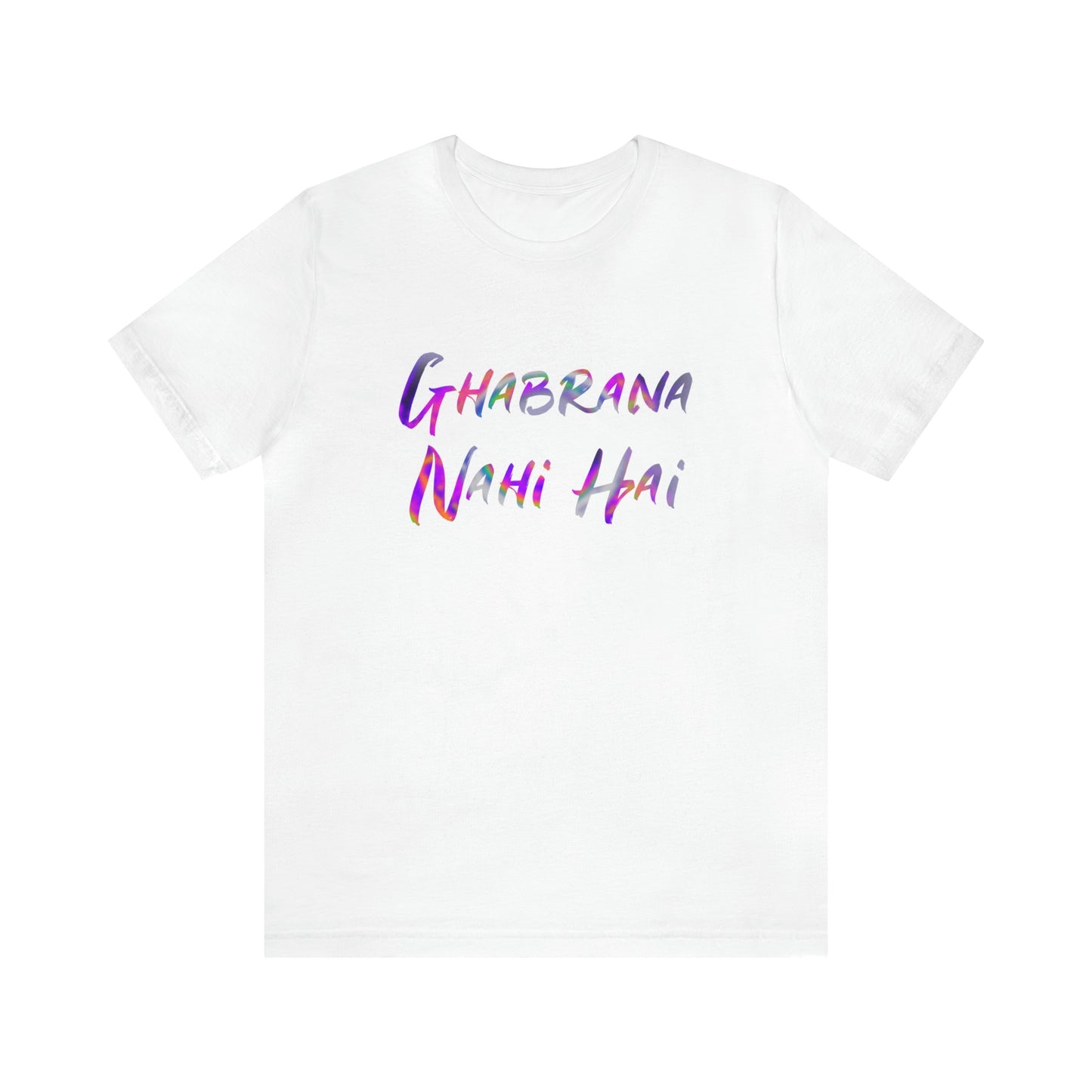 Ghabrana nahi hai Jersey Short Sleeve Tee