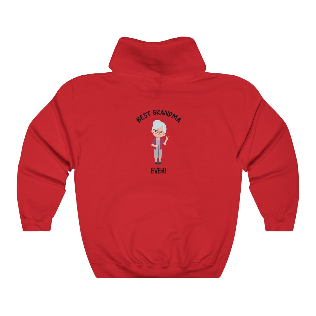 Best Grandma Hooded Sweatshirt
