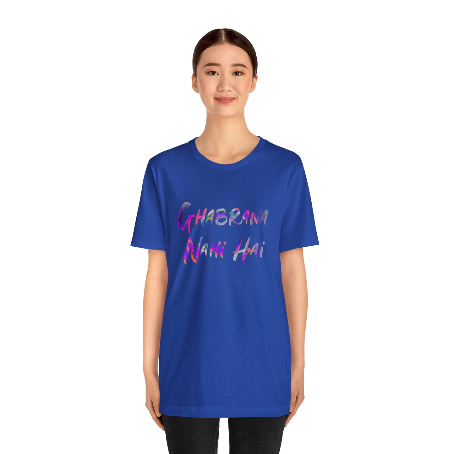Ghabrana nahi hai Jersey Short Sleeve Tee