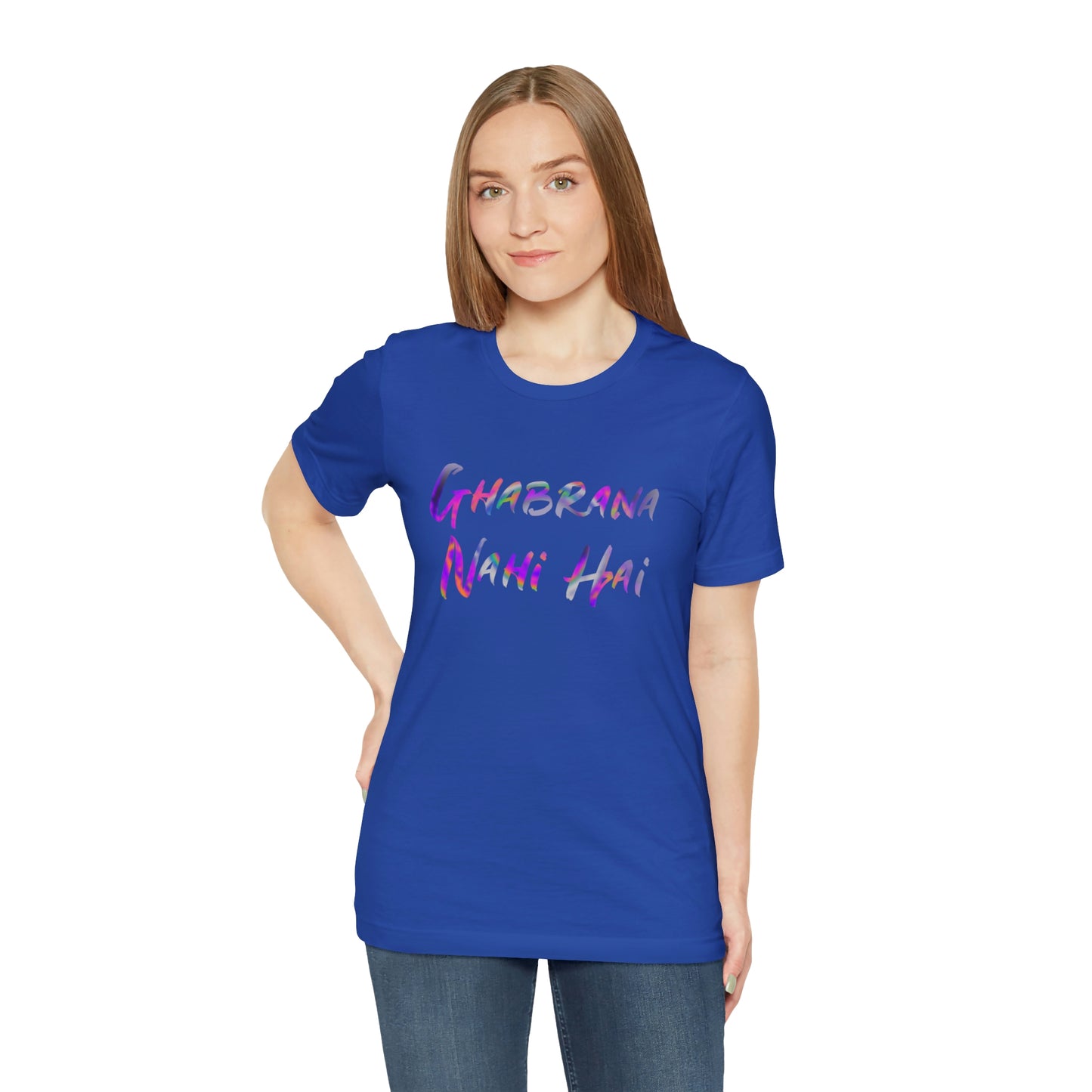 Ghabrana nahi hai Jersey Short Sleeve Tee