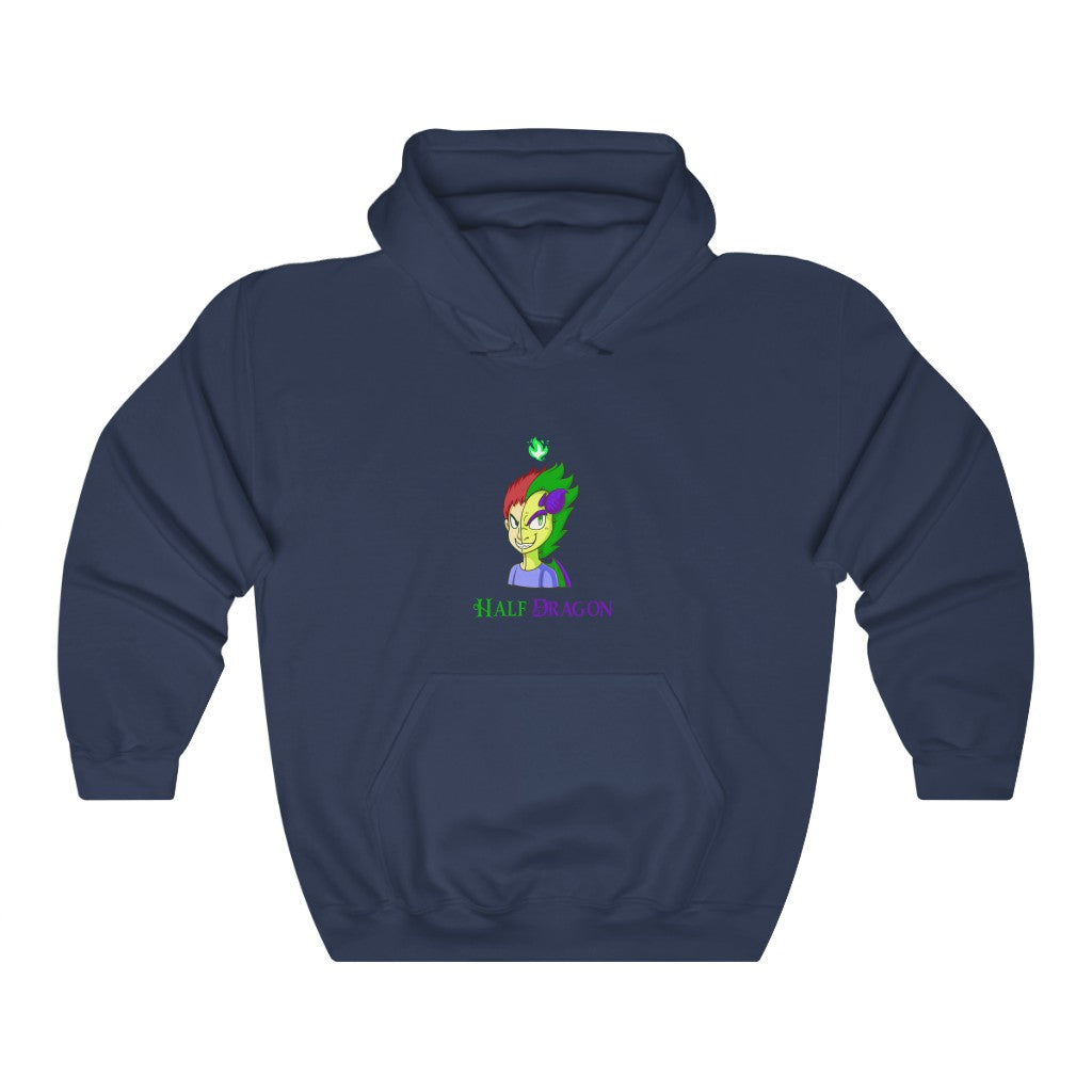 Half Dragon Hooded Sweatshirt