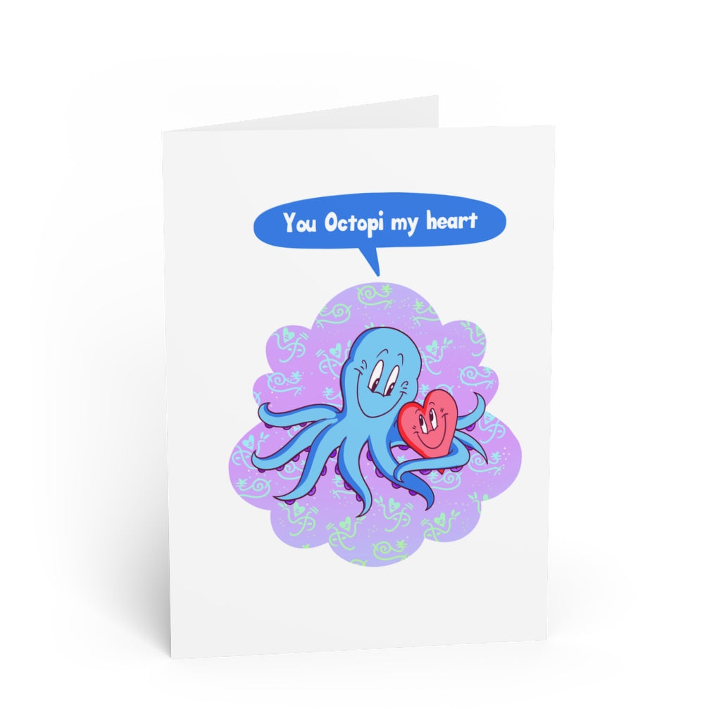 Octopi Greeting Cards