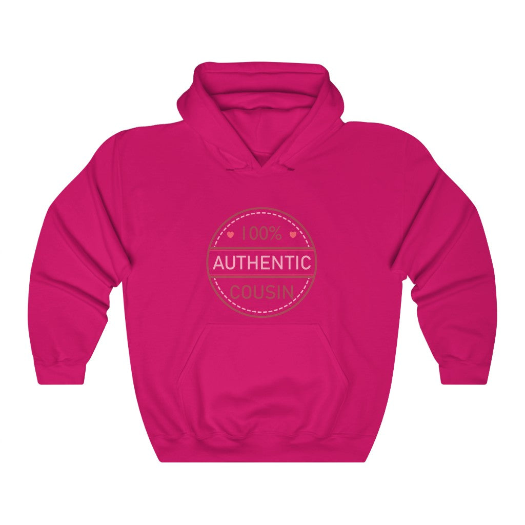 100% Authentic cousin Hooded Sweatshirt