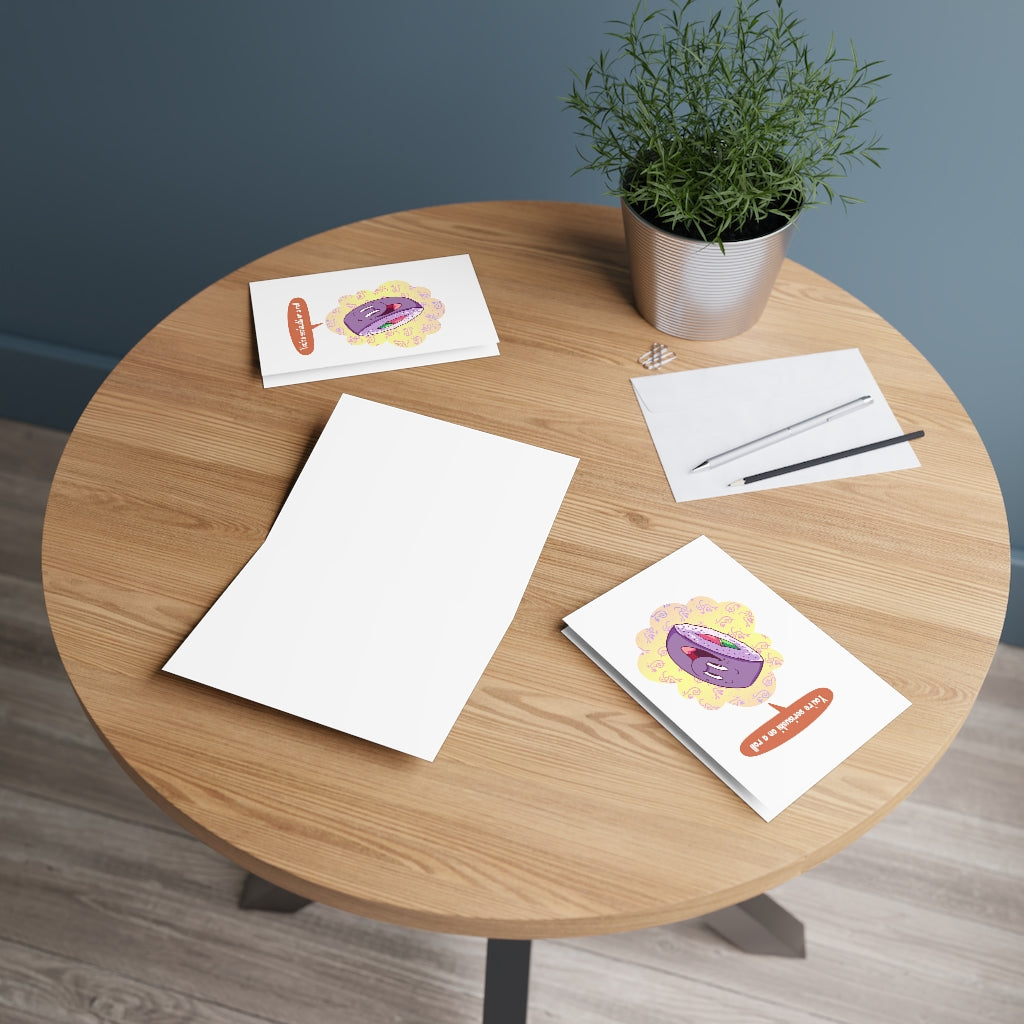 Sushi roll Greeting Cards