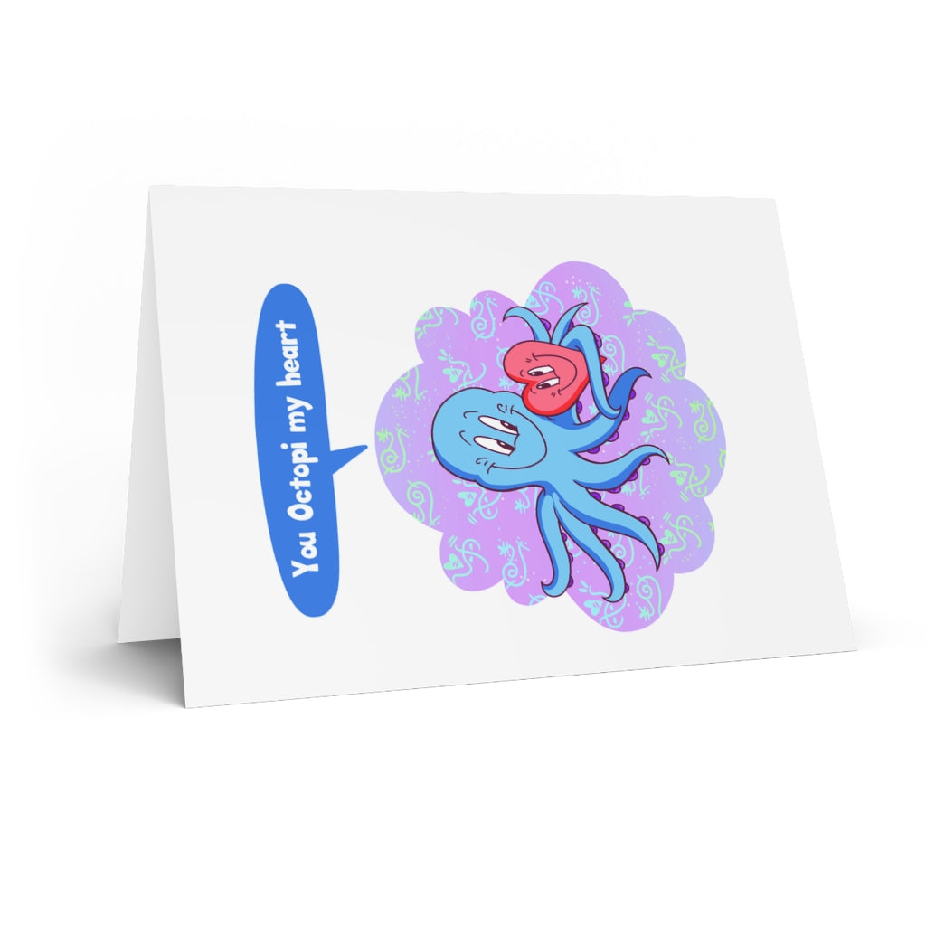 Octopi Greeting Cards