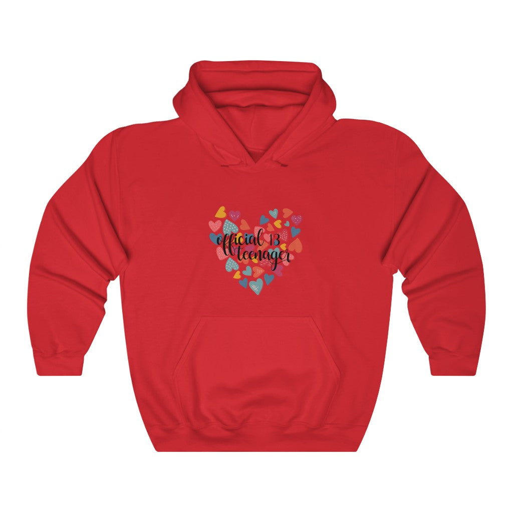 Official 13 teenager Hooded Sweatshirt