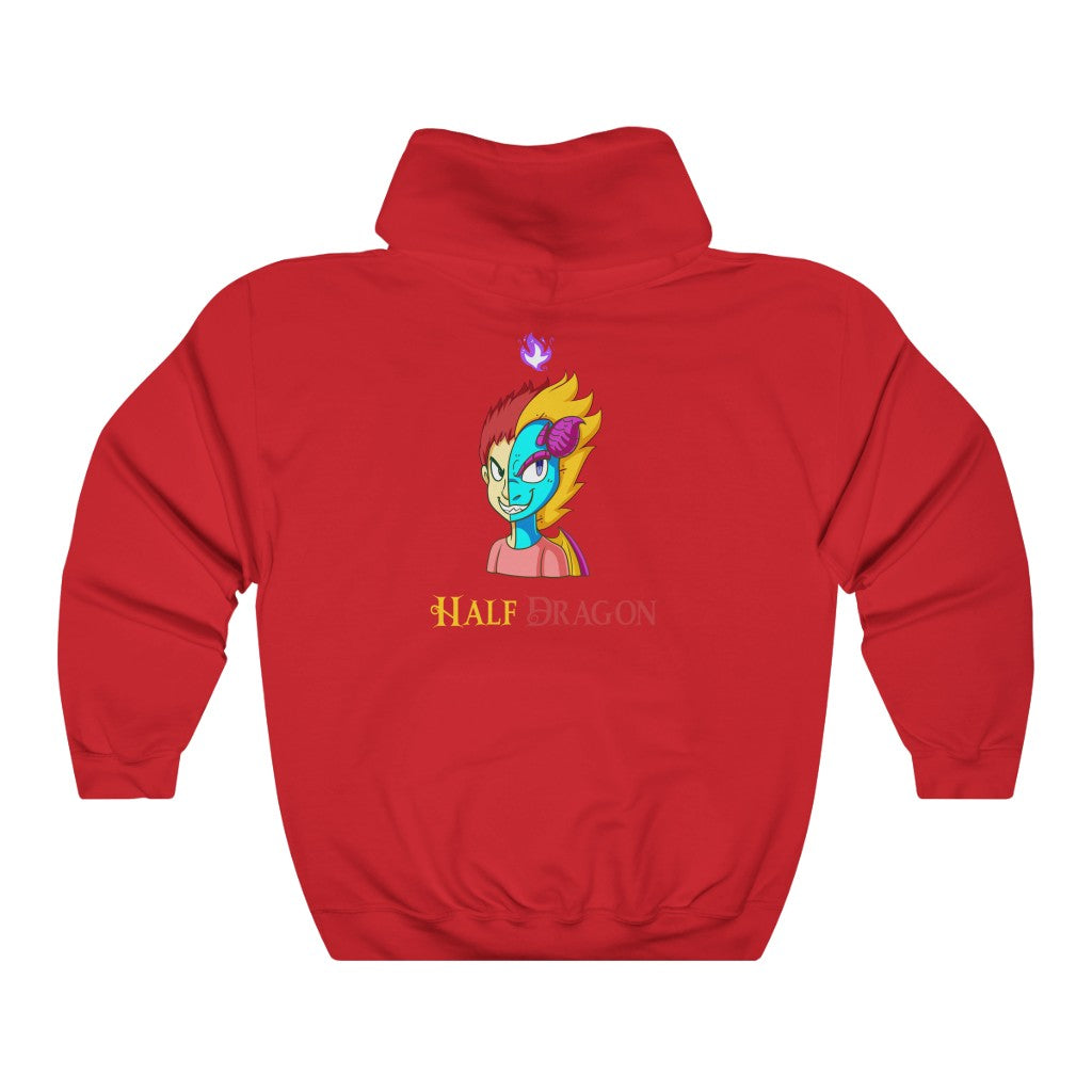 Half Dragon Hooded Sweatshirt
