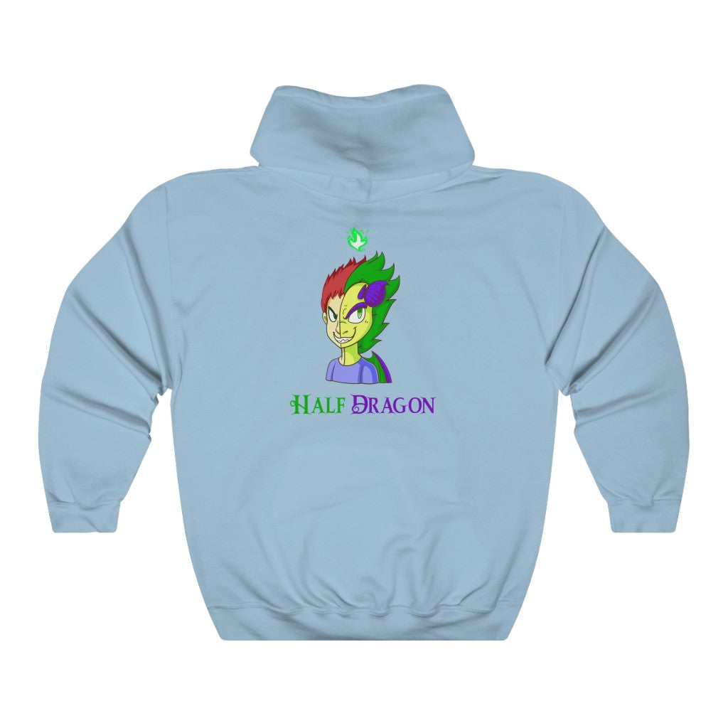 Half Dragon Hooded Sweatshirt