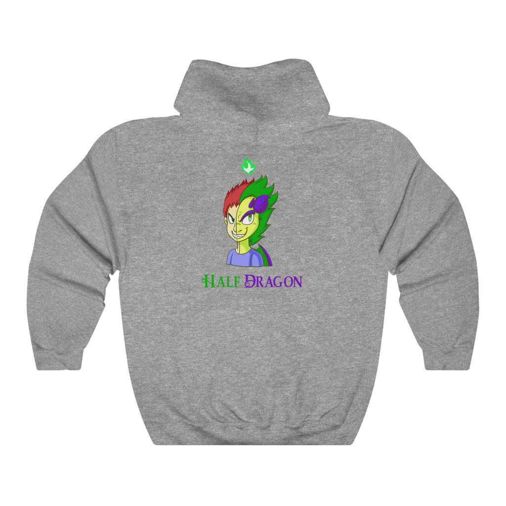 Half Dragon Hooded Sweatshirt
