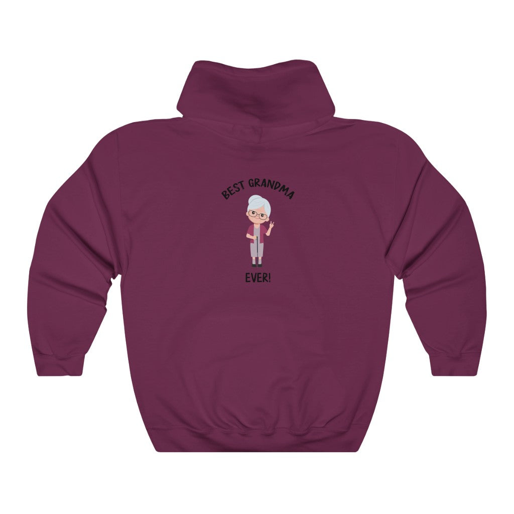 Best Grandma Hooded Sweatshirt