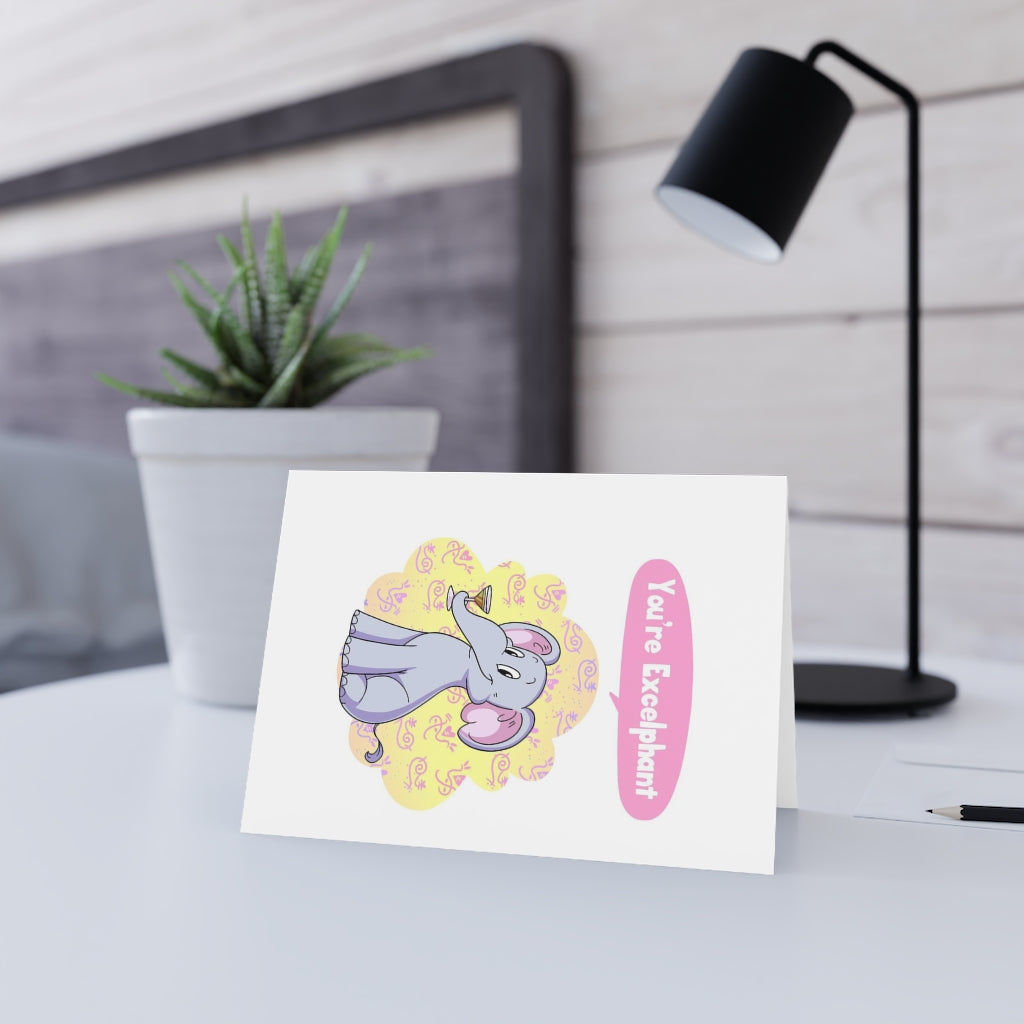 You're Excelphant Greeting Cards