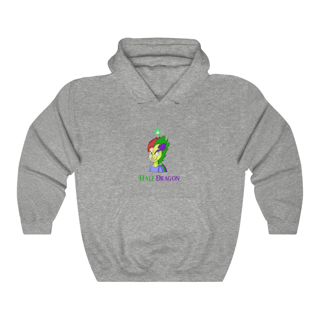 Half Dragon Hooded Sweatshirt