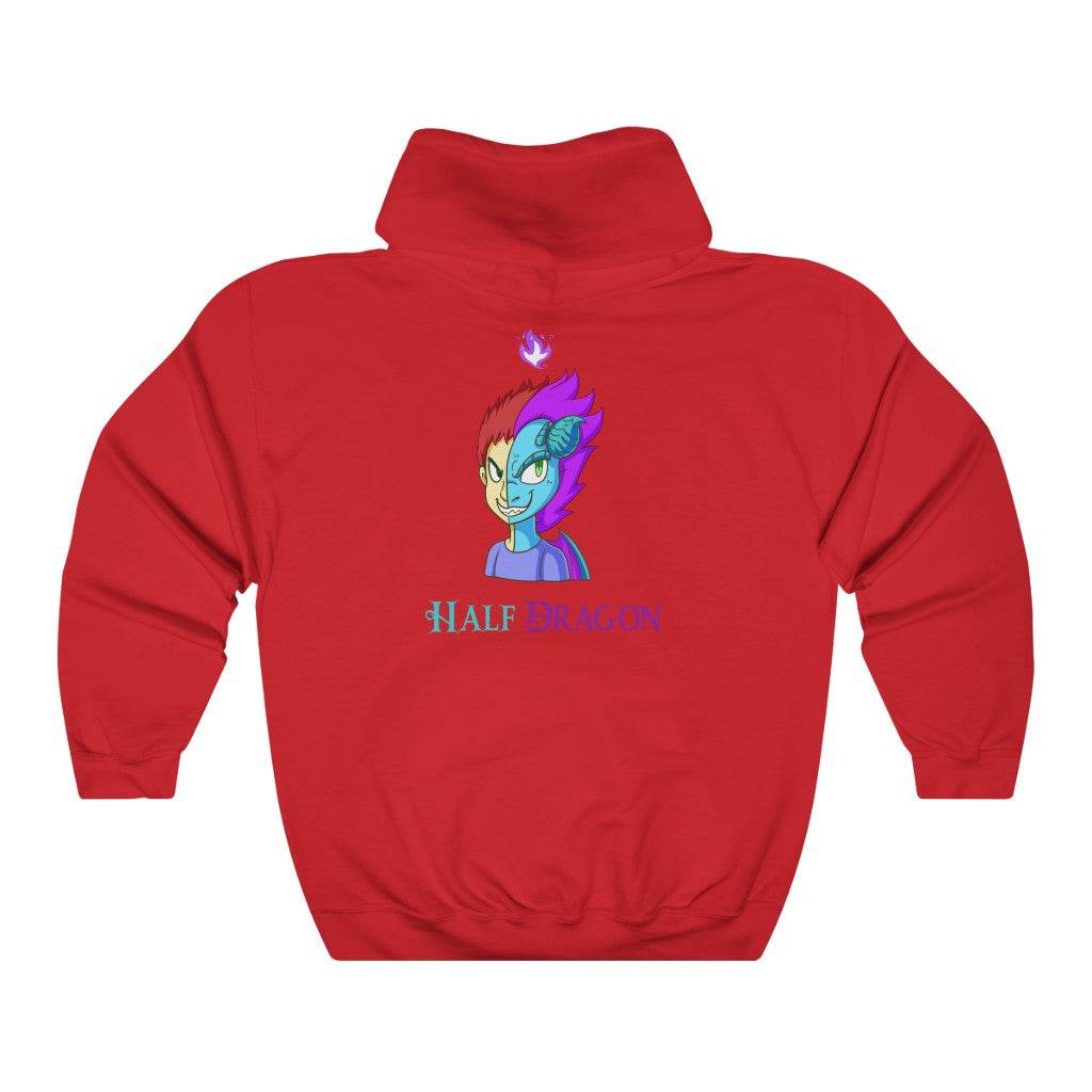 Half Dragon Hooded Sweatshirt