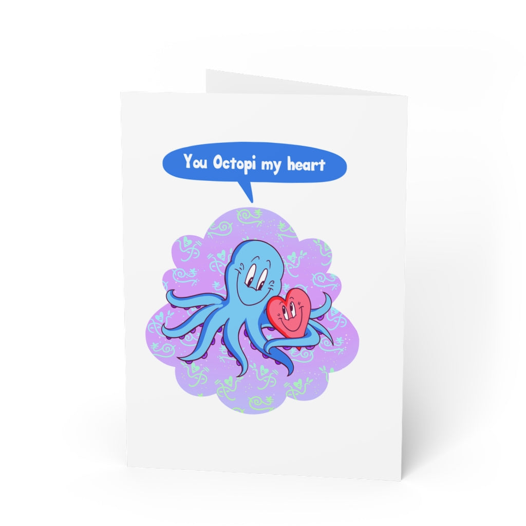 Octopi Greeting Cards