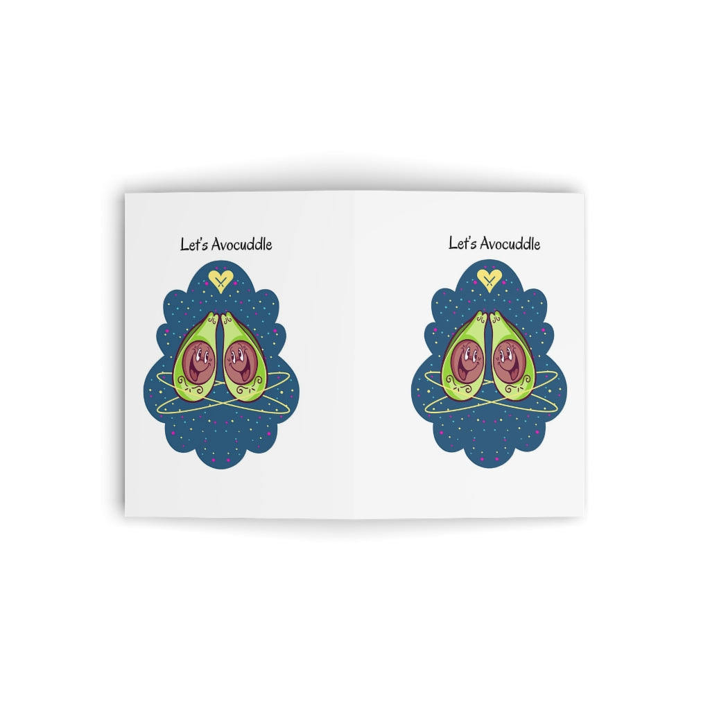 Let's Avocuddle Greeting Cards