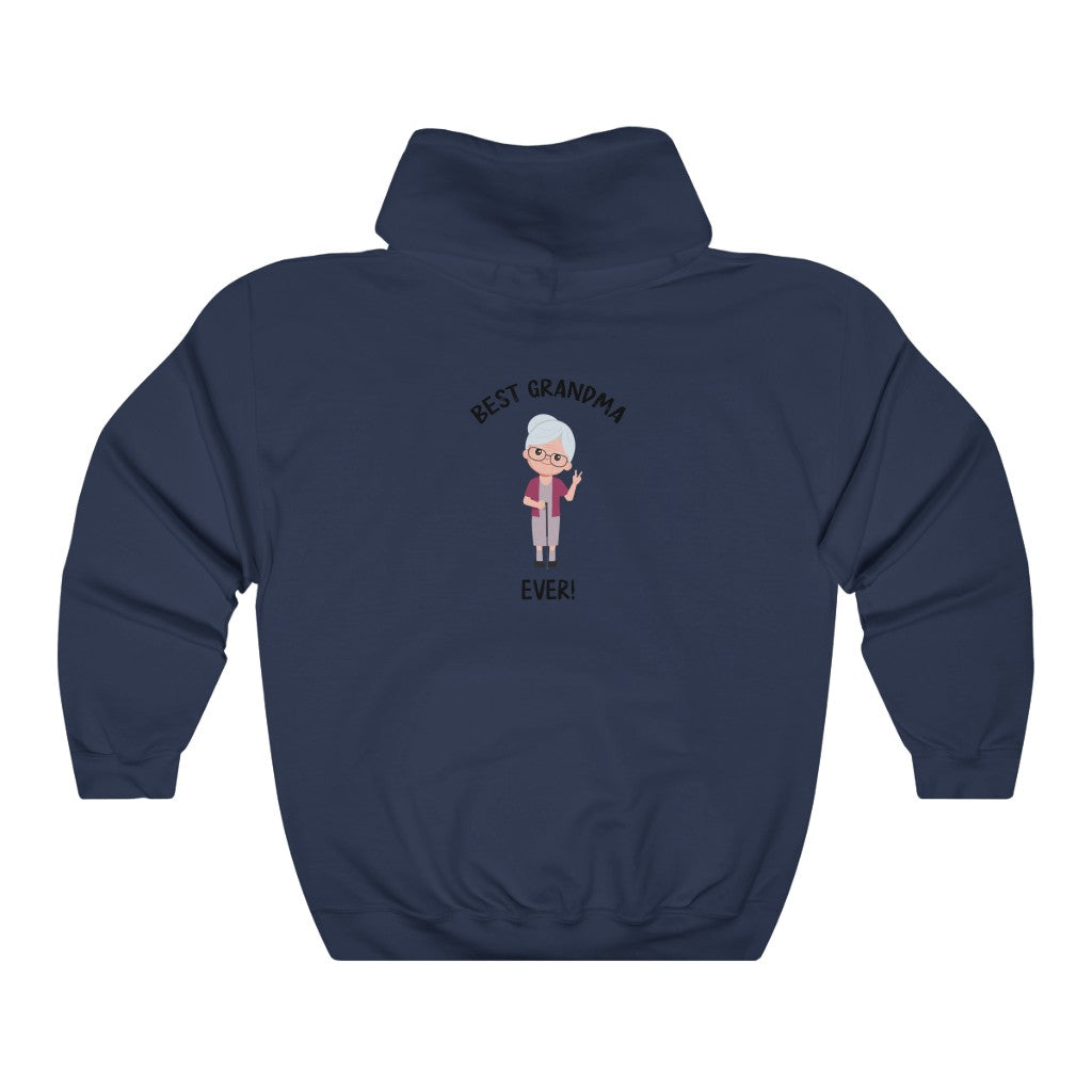 Best Grandma Hooded Sweatshirt