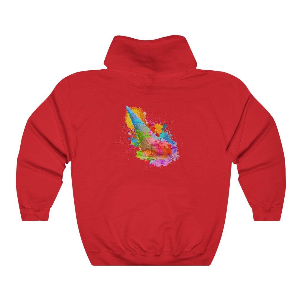 Fun Graphic Hooded Sweatshirt flat lay