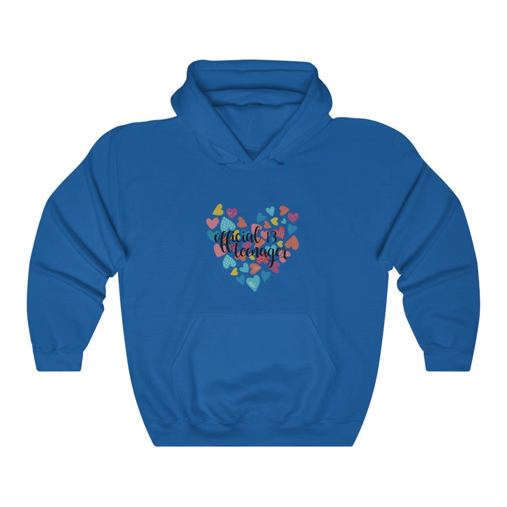 Official 13 teenager Hooded Sweatshirt