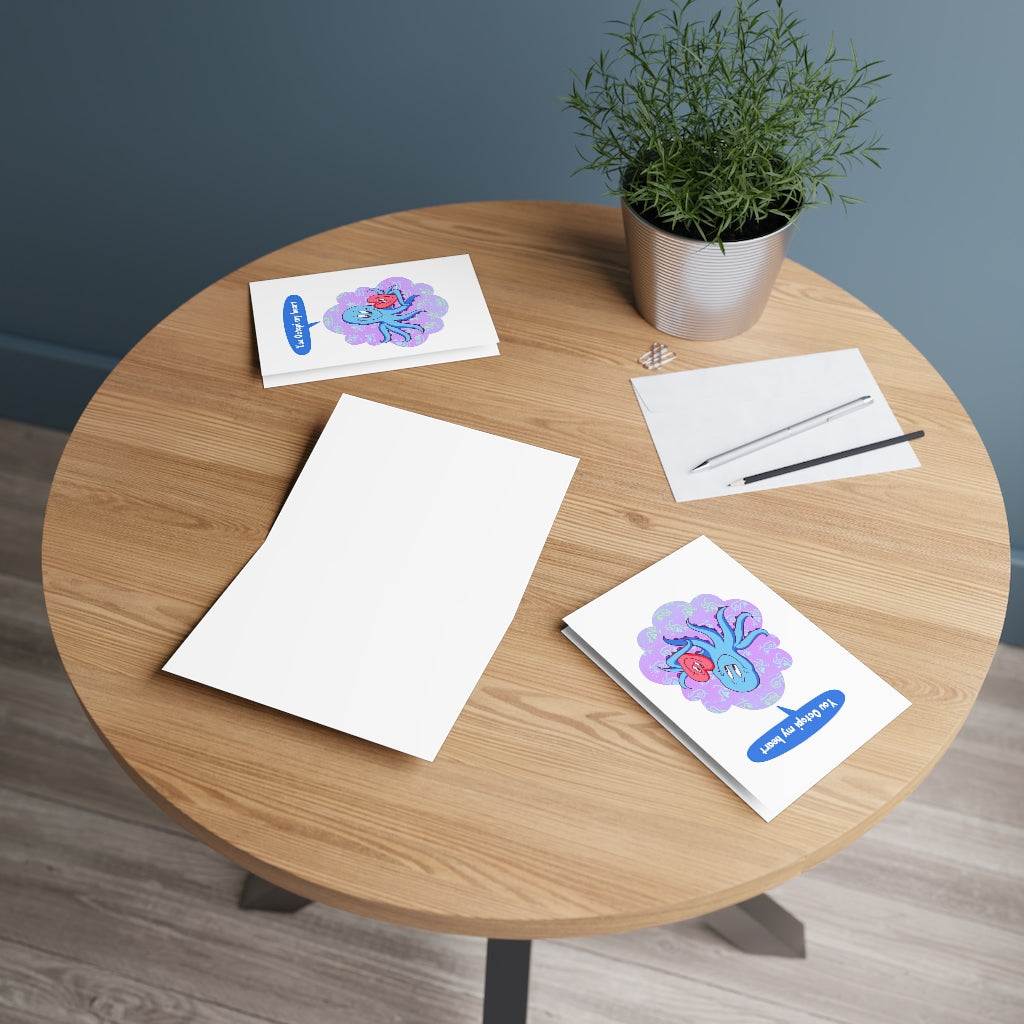 Octopi Greeting Cards