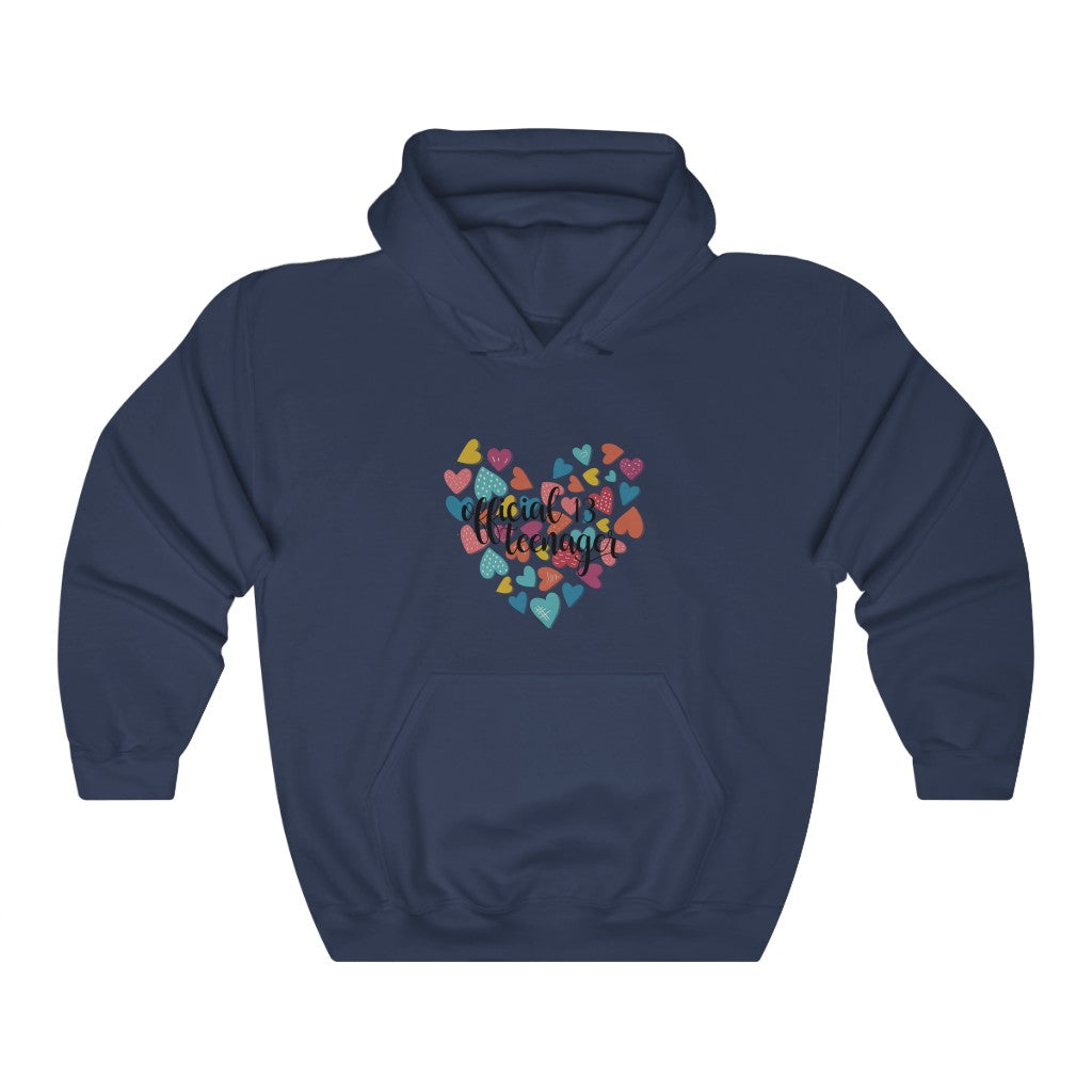 Official 13 teenager Hooded Sweatshirt