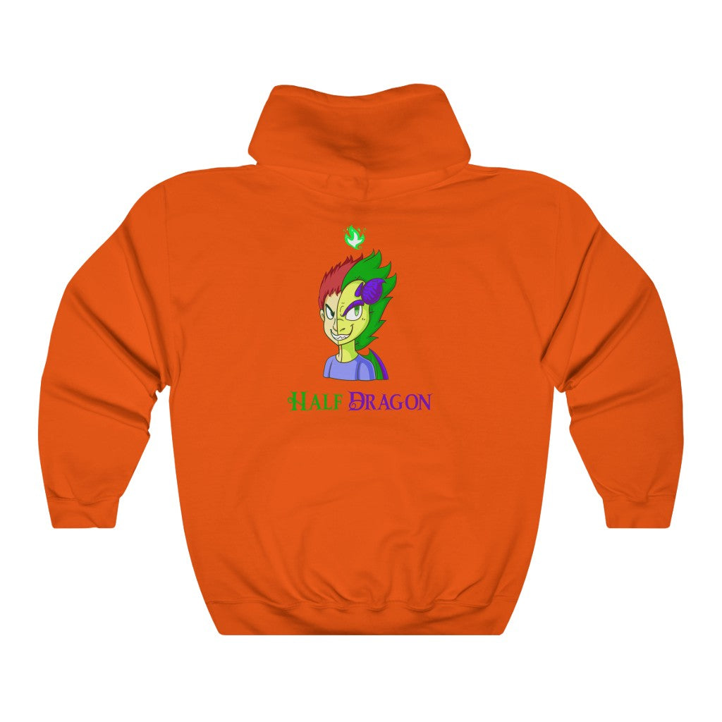 Half Dragon Hooded Sweatshirt