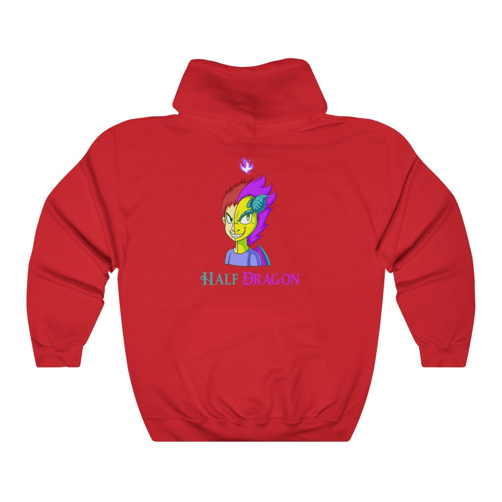 Half Dragon Hooded Sweatshirt