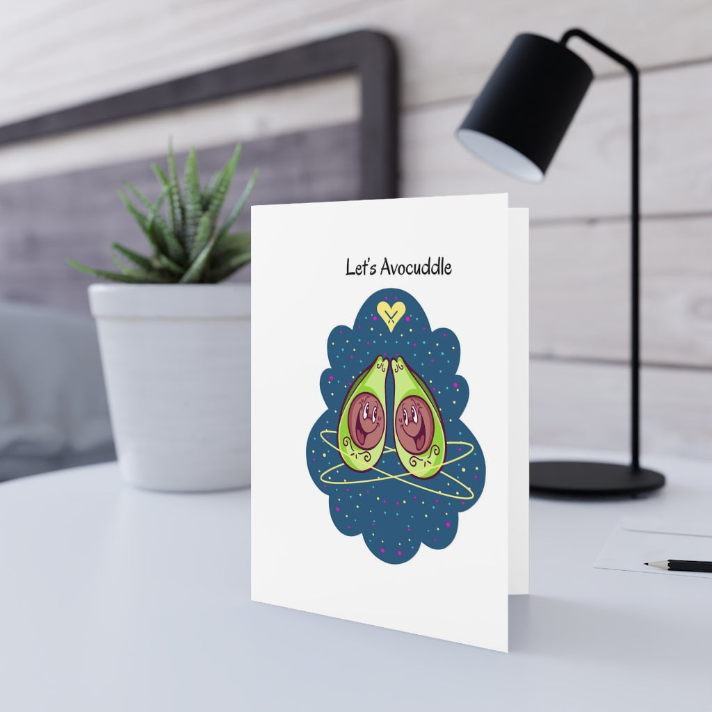 Let's Avocuddle Greeting Cards