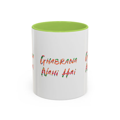 Ghabrana Nahi Hai Accent Coffee Mug