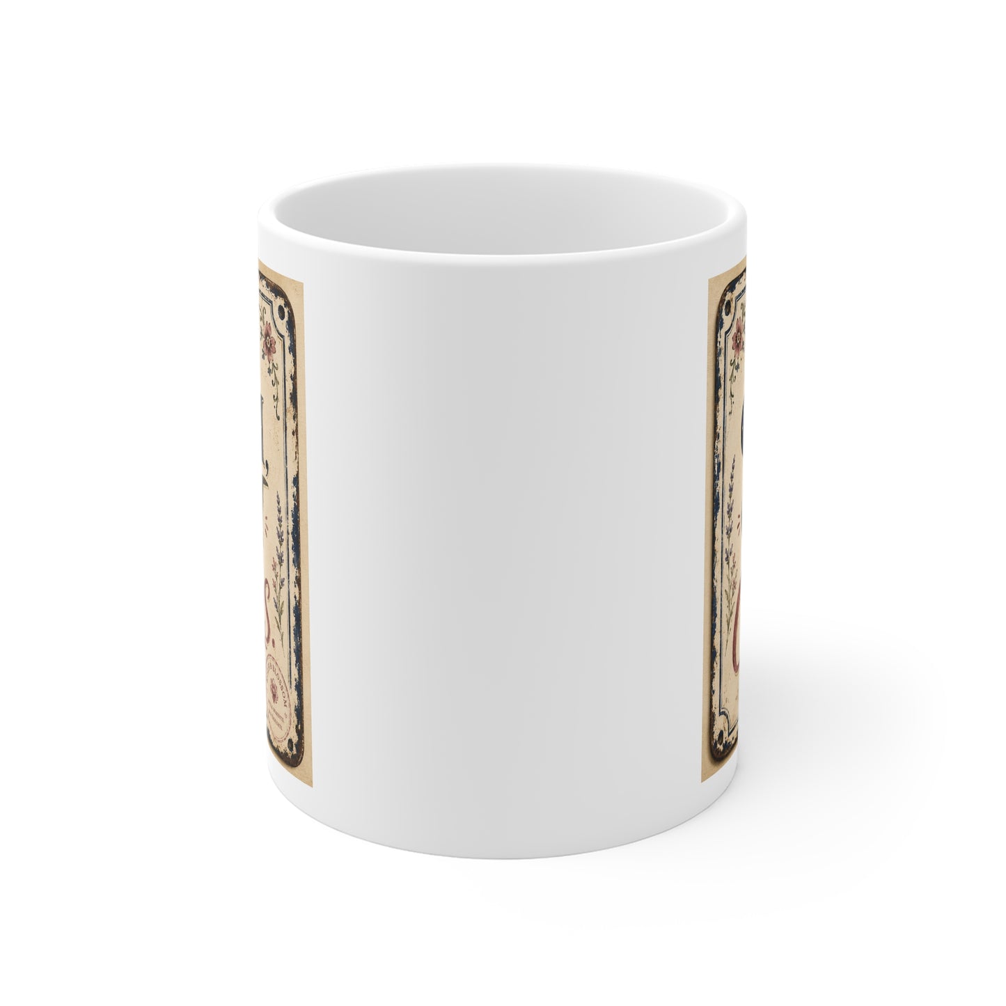 Chai, Chaat & Cheers Mug – Vintage Tea & Snack Lover Coffee Cup