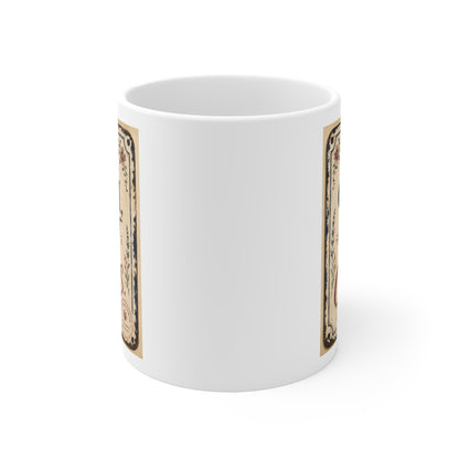 Chai, Chaat & Cheers Mug – Vintage Tea & Snack Lover Coffee Cup