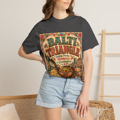 Balthi Triangle Vintage Indian Food T-Shirt