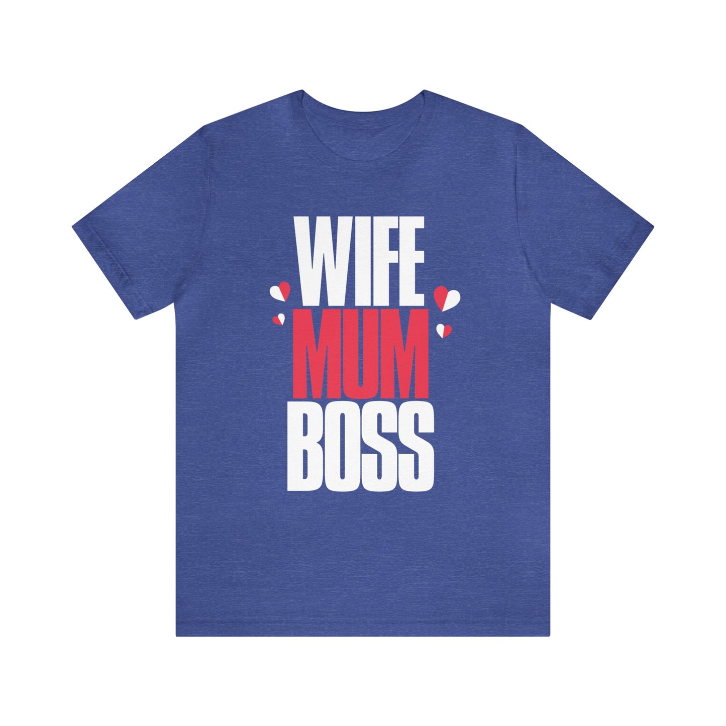 Wife mum boss Jersey Short Sleeve Tee