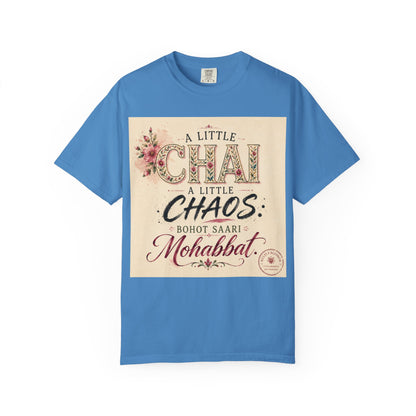 Chai & Chaos Tee — A Little Chai, A Little Chaos Vintage Floral T-Shirt