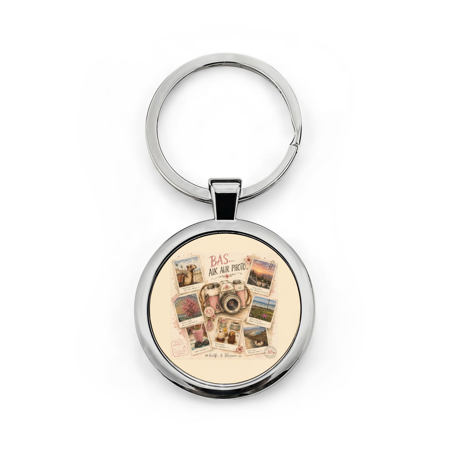 Bas Aik Aur Photo Stainless Steel Keychain