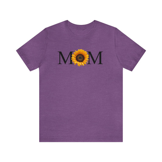 Mom Sunflower Jersey Short Sleeve Tee