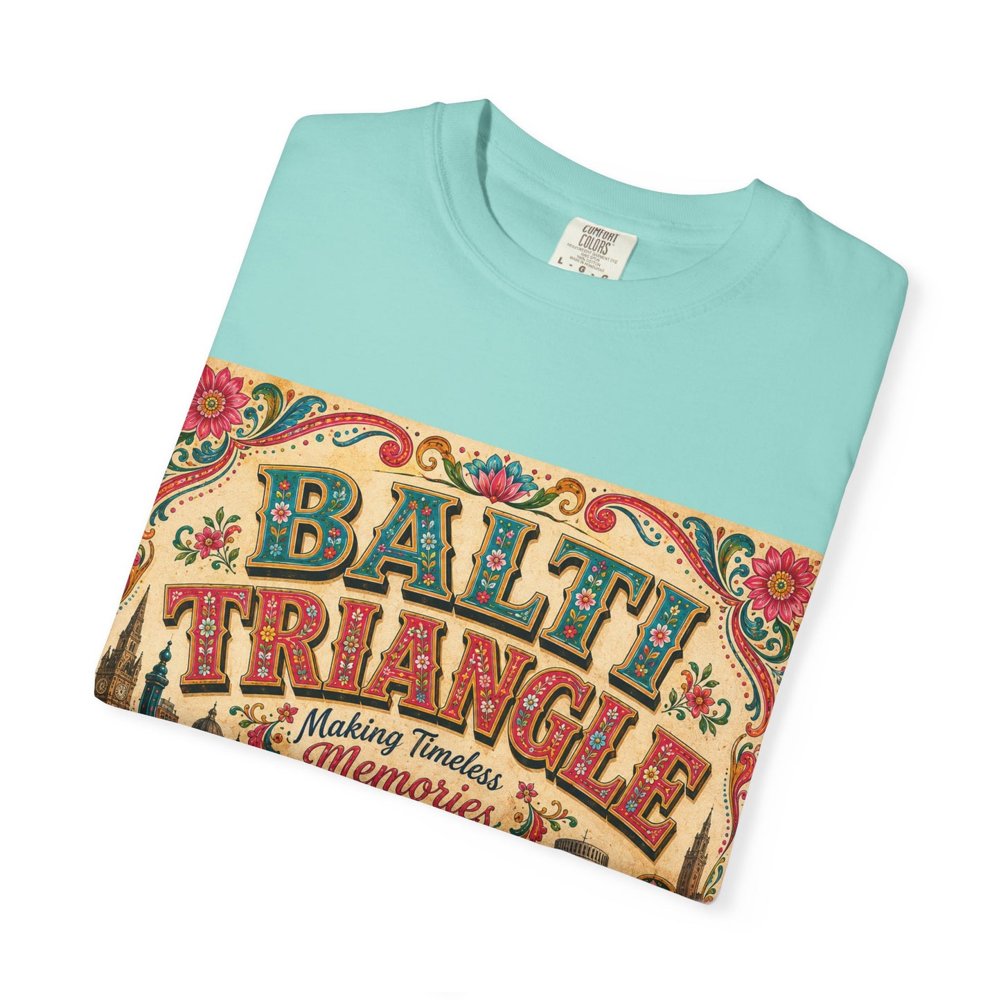 Balthi Triangle Vintage Indian Food T-Shirt
