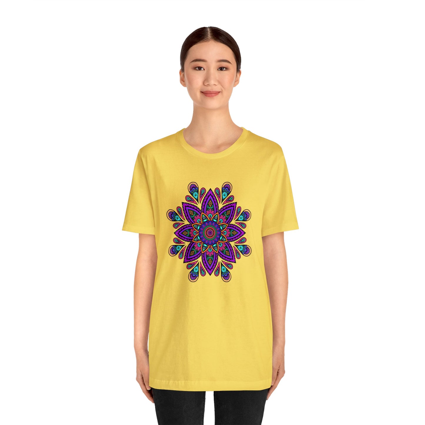 Fnnky Mandala Jersey Short Sleeve Tee