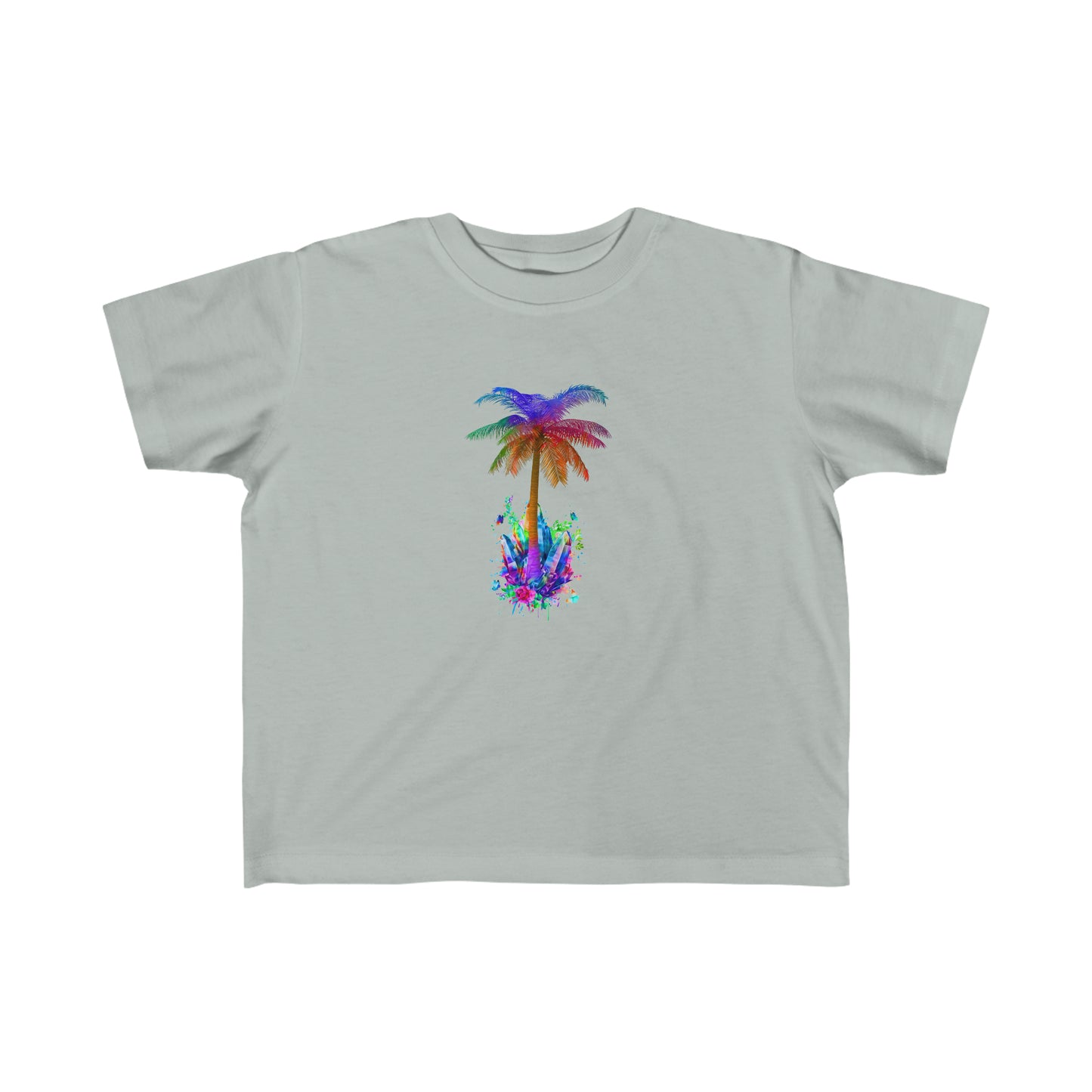 Kids Palm Tree Fine Jersey Tee