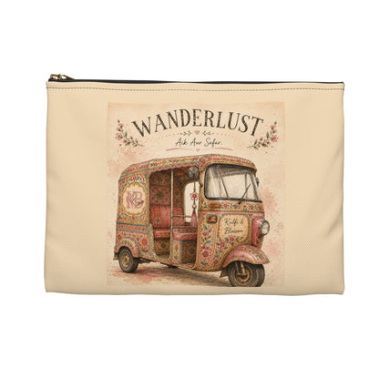 Wanderlust Floral Tuk Tuk Accessory Pouch