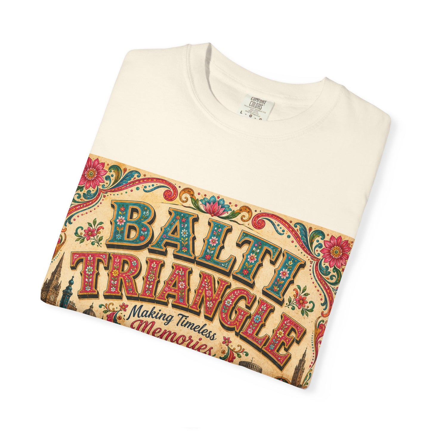Balthi Triangle Vintage Indian Food T-Shirt