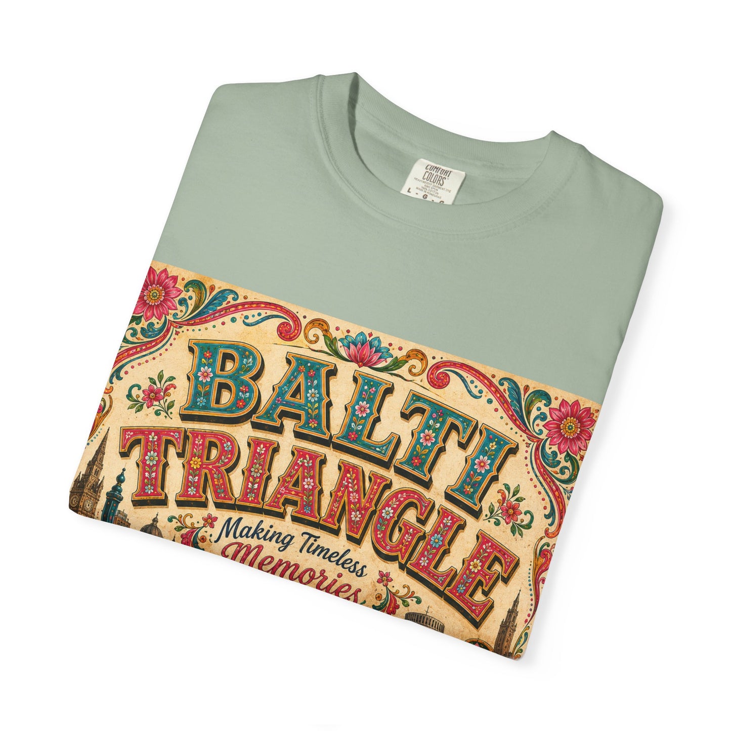 Balthi Triangle Vintage Indian Food T-Shirt