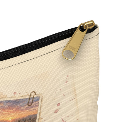 Camera Collage Accessory Pouch — 'Bas Aik Aur Photo' Travel Makeup & Gadget Organizer