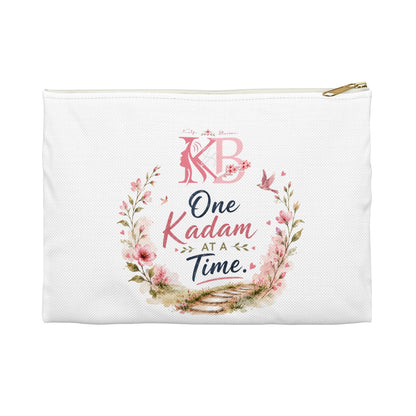 One Kadam At A Time Floral Accessory Pouch