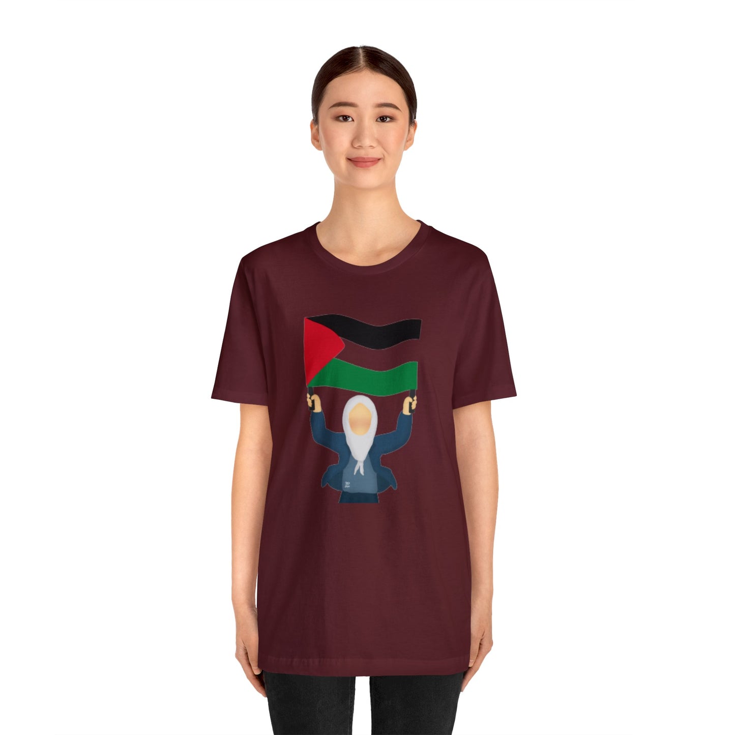 Support Palestine Unisex Jersey Short Sleeve Tee