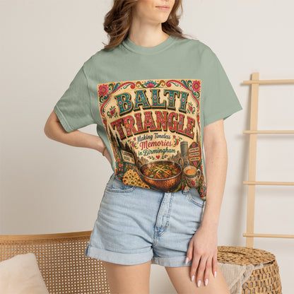 Balthi Triangle Vintage Indian Food T-Shirt