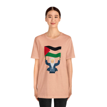 Support Palestine Unisex Jersey Short Sleeve Tee