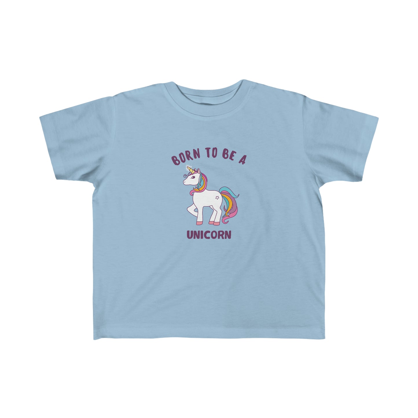 Kids Born to be Unicorn Fine Jersey Tee